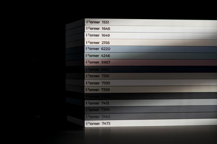 ultra matt boards Forner Velvet Collection samples box 